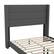 Alt View 10. Emma + Oliver - Upholstered Platform Bed with Wingback Headboard - Charcoal.