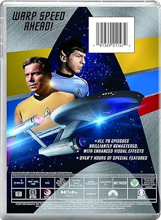 Star Trek The Original Series: The Complete Series DVD [25 Discs Star Trek The Original Series: The Complete Series DVD [25 Discs