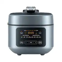Mirfee - 8-in-1 Electric Pressure Cooker, 5 Qt | Dual Pots, Programmable Slow Cooker, Rice Cooker, Steamer & Sauté - Blue