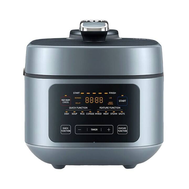 START FINISH REMAIN UD KEEP WARM 88:88 START CANCEL DELAY KEEP WARM QUICK FUNCTION FEATURE FUNCTION DISH SOUP RICE CONGEE MIXED MEAT STEAM SAUTE QUICK FUNCTION | TIMER + FEATURE FUNCTION