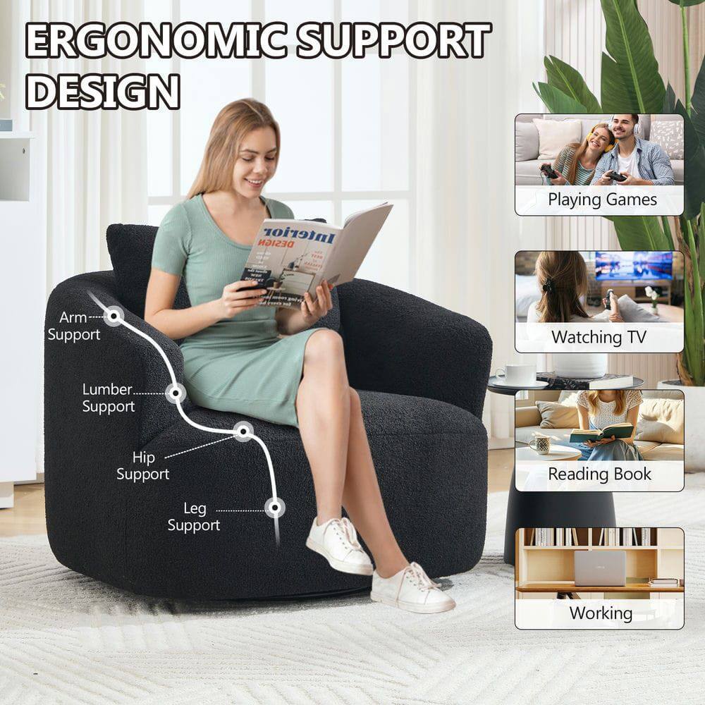 ERGONOMIC SUPPORT DESIGN

- Arm Support
- Lumbar Support
- Hip Support
- Leg Support

Playing Games
Watching TV
Reading Book
Working