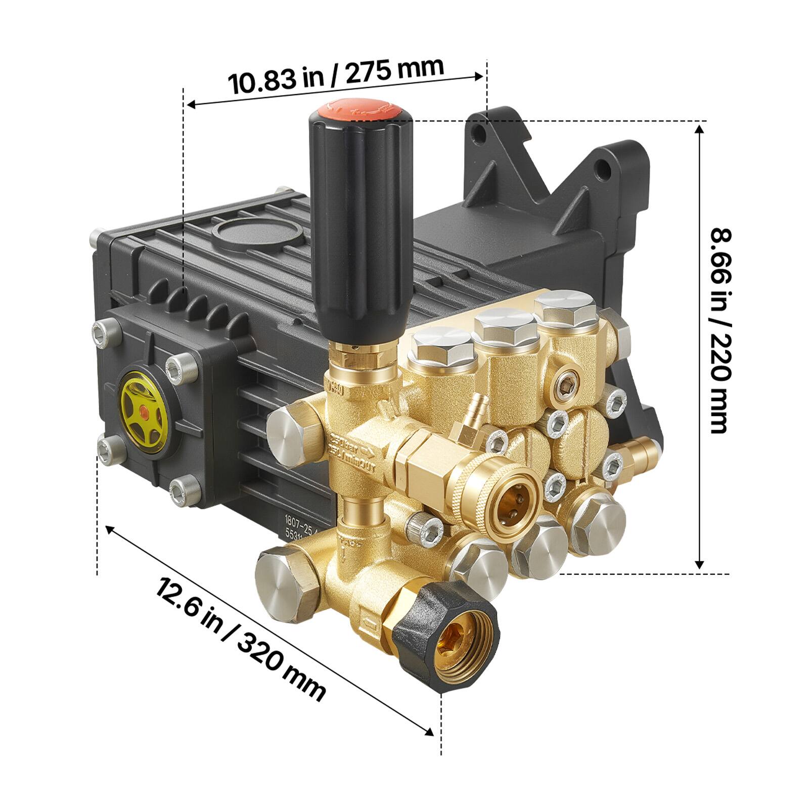 - 10.83 in / 275 mm
- 8.66 in / 220 mm
- 12.6 in / 320 mm