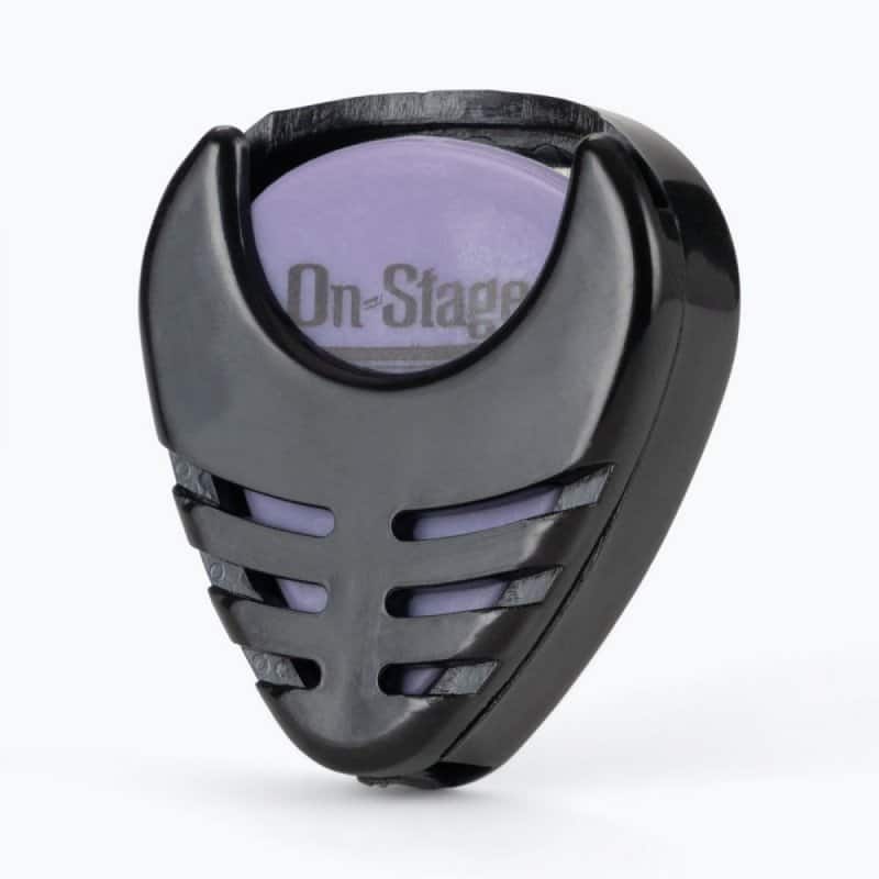 On Stage Stands - On-Stage Gear Jar of 100 Pick Holders (GSAPK6500) - Black