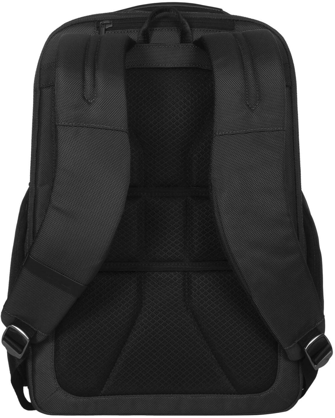 Back. Targus - 15-16” HeritageLuxe Backpack - Black.
