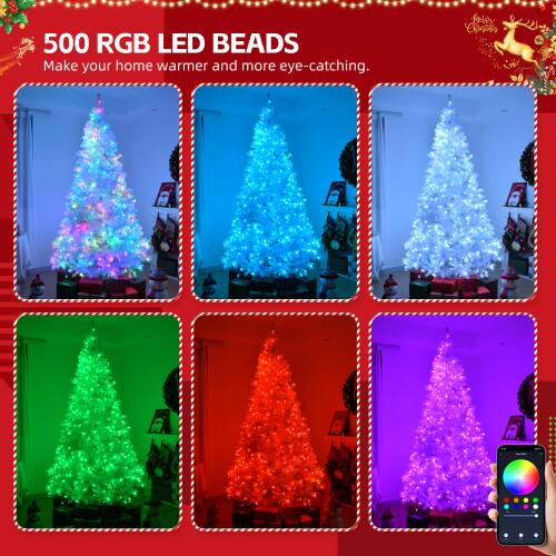 500 RGB LED BEADS  
Make your home warmer and more eye-catching.