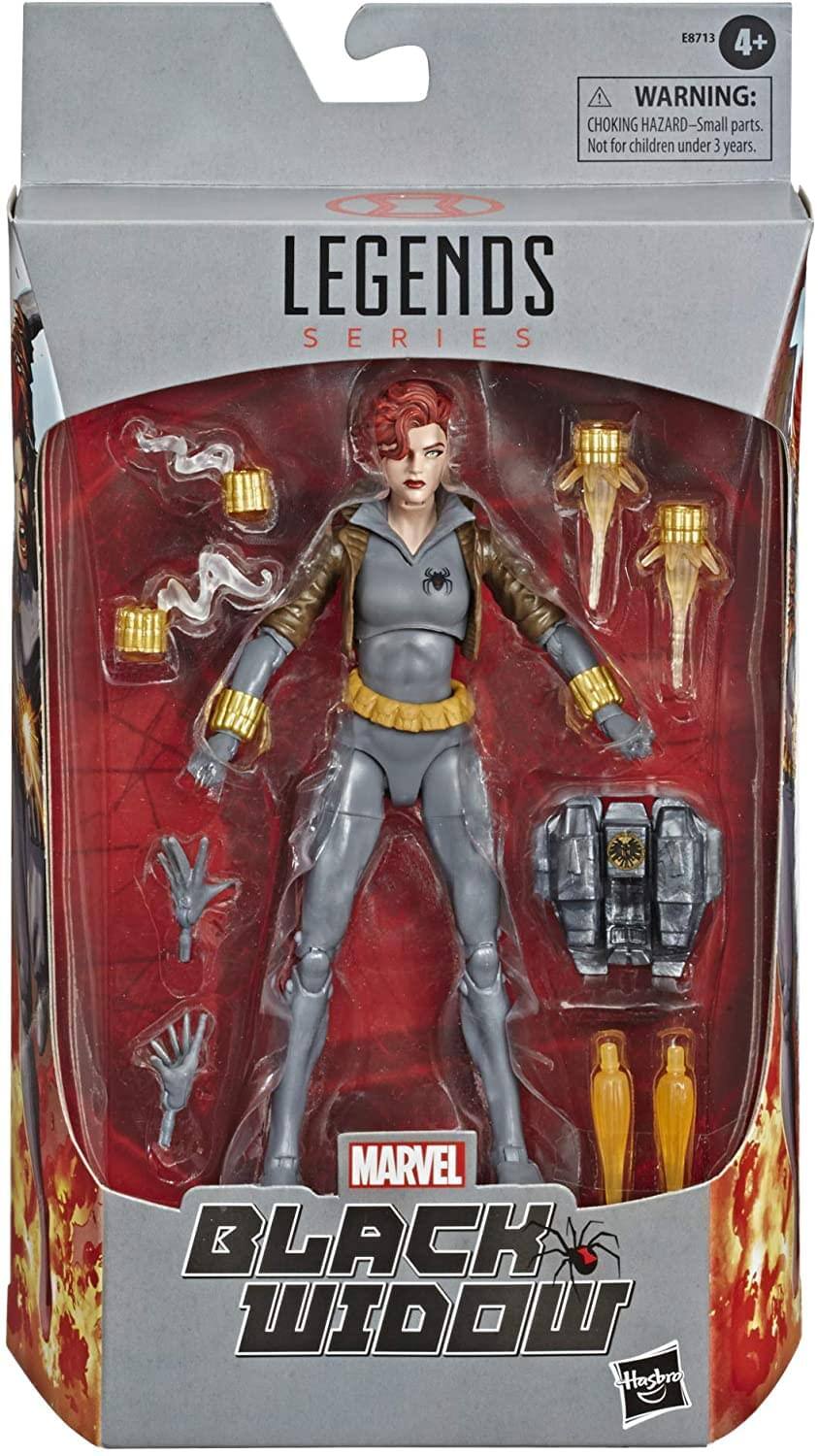 E8713  
4+  
WARNING: CHOKING HAZARD - Small parts. Not for children under 3 years.  
LEGENDS SERIES  
MARVEL BLACK WIDOW  
Hasbro