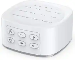 FINEAK - Sleep Noise Sound Machines with 25 Soothing Sounds - White