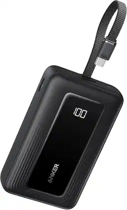 Anker - Zolo Power Bank, 20,000mAh 45W Max Fast Portable Charger - Black