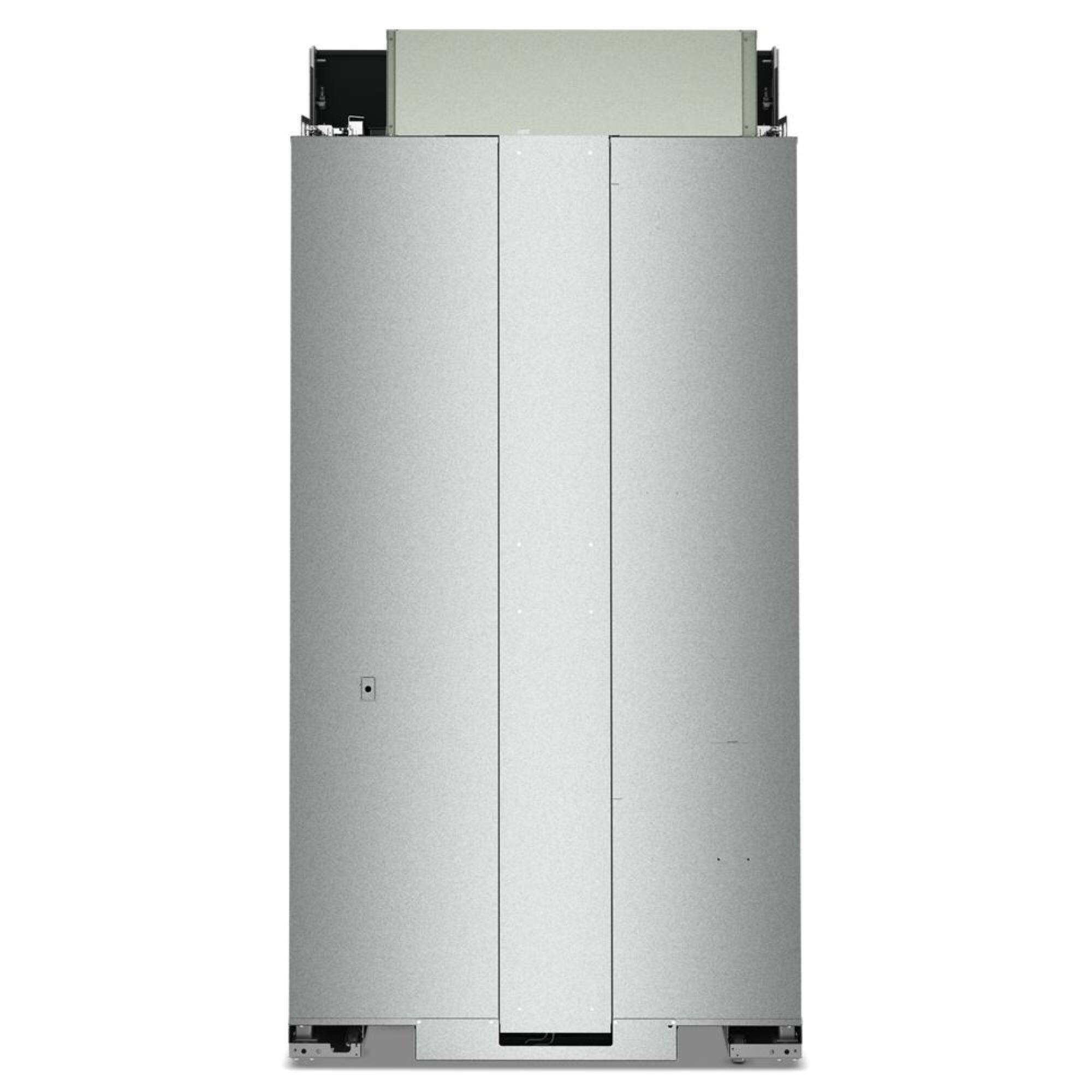 Back. KitchenAid - 24.2 Cu. Ft. Built-In French Door Bottom Mount Refrigerator - Juniper.