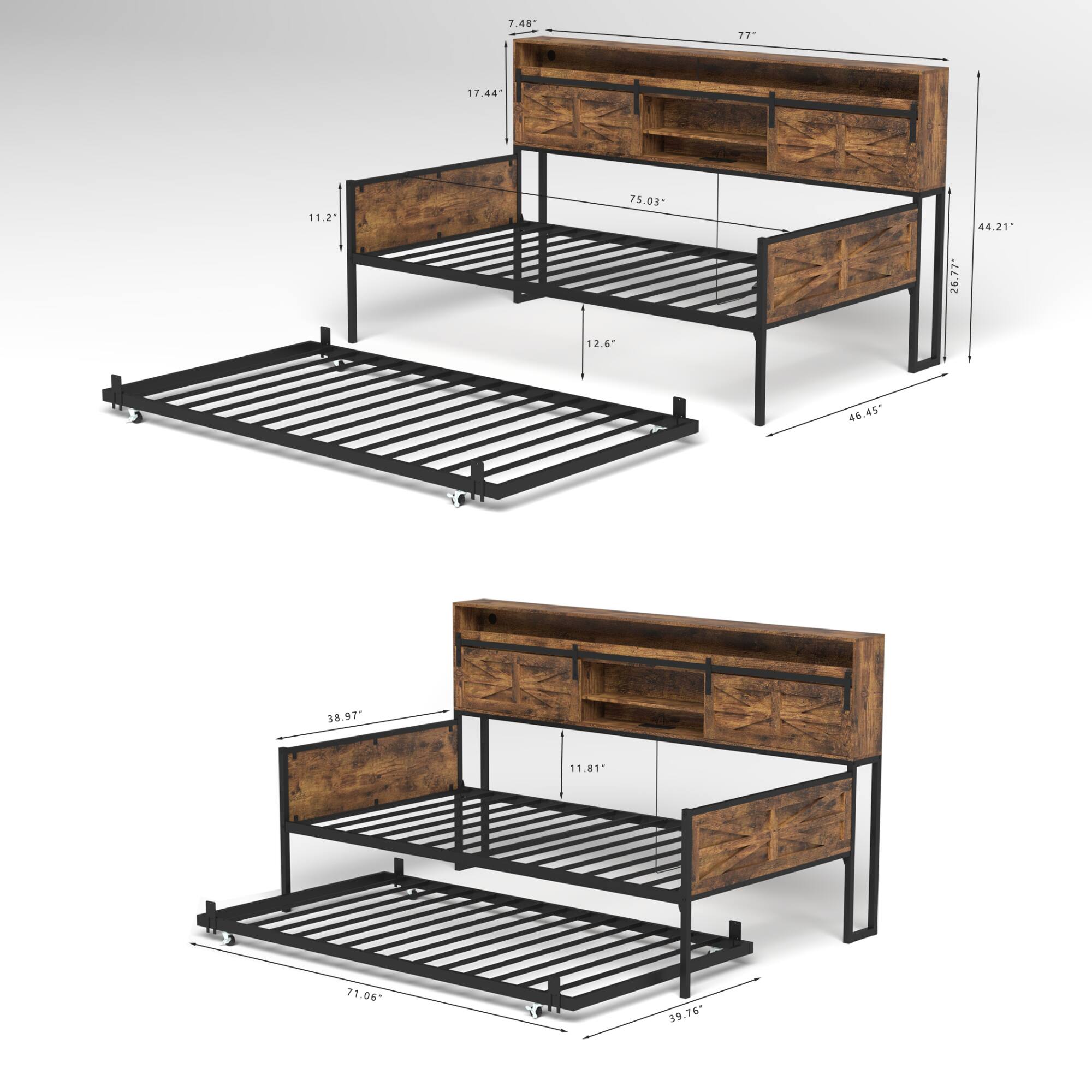 7.48" 1 77 17.44" 11.2" 75.03" 44.21" 26.77" 26" 2.6" 46.45" 38.97" 11.81" 71.06" 59.76"