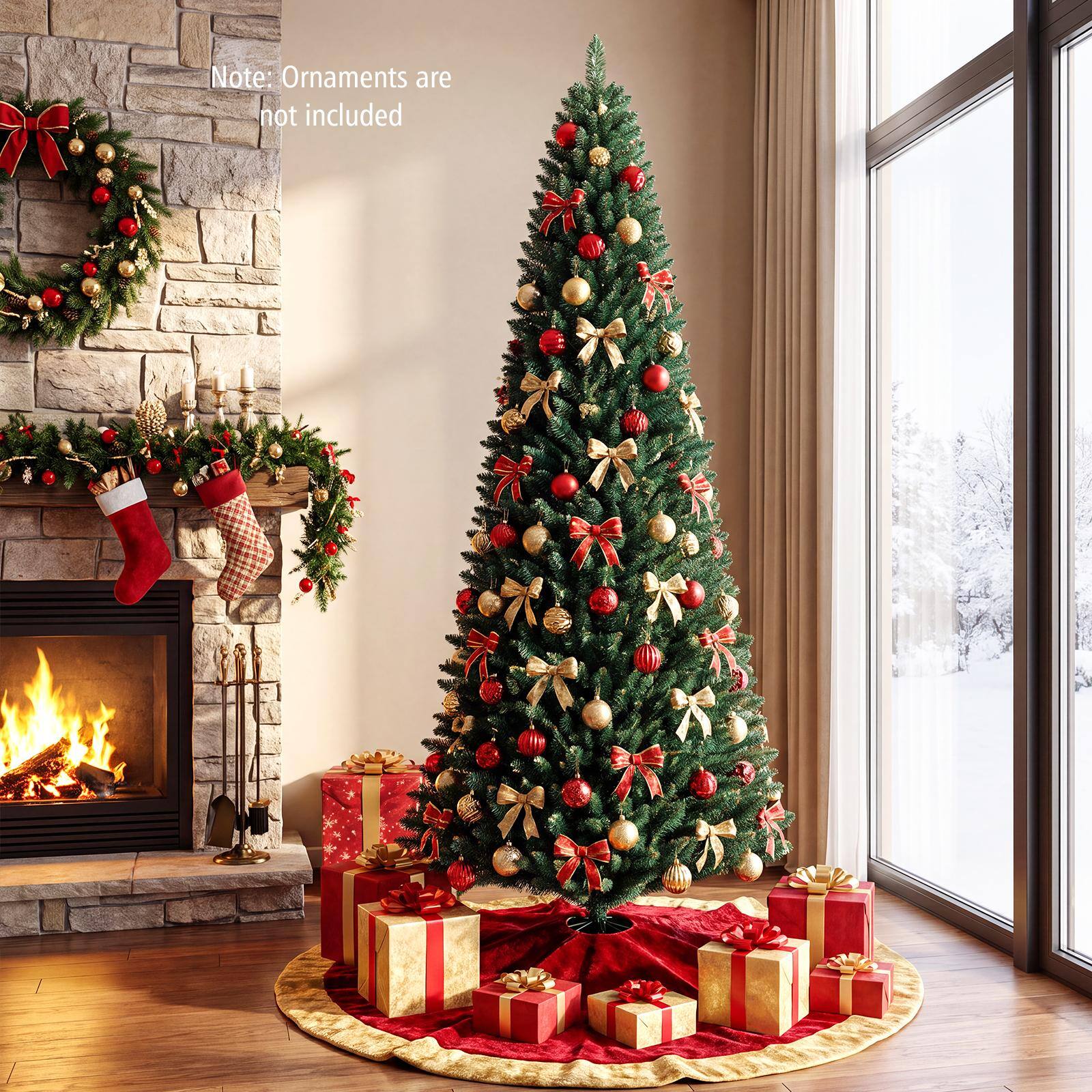 Note: Ornaments are not included