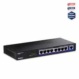 Trendnet - TEG-S591, 9-Port Multi-Gig Switch - Black