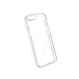 Qixxronics - Magnetic Phone Cover for iPhone SE3 / iPhone SE2, Shockproof Magnetic Case Compatible with iPhone SE3 / SE2 - Clear