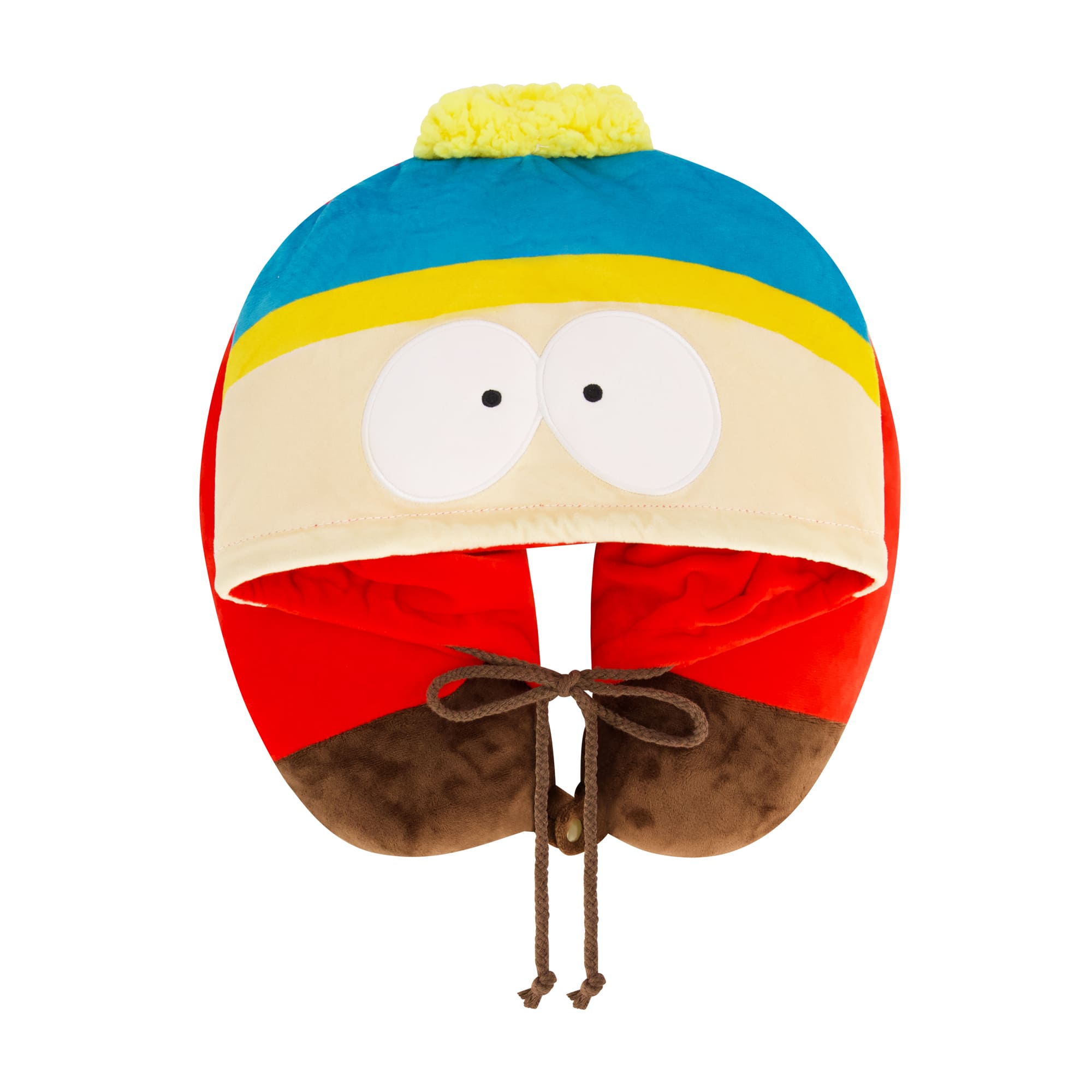 Concept One - South Park Eric Cartman Hooded Travel Neck Pillow - Red