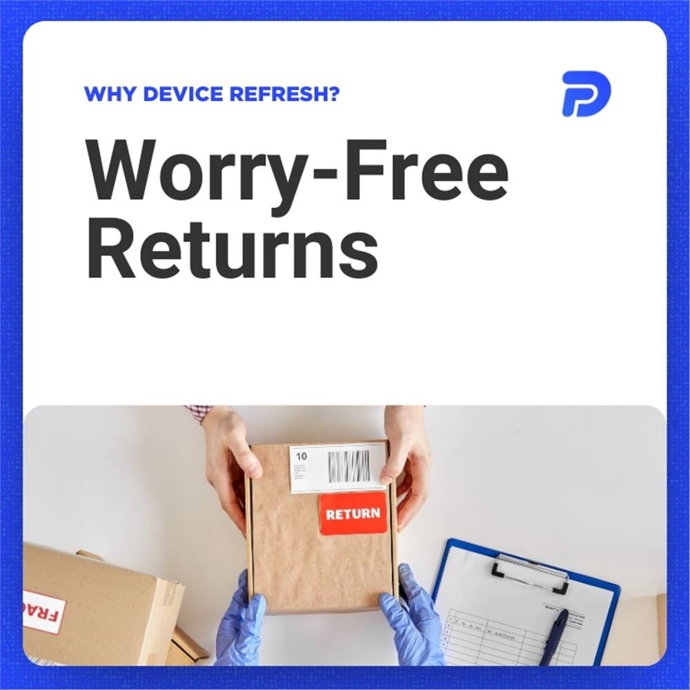 WHY DEVICE REFRESH?  
Worry-Free Returns