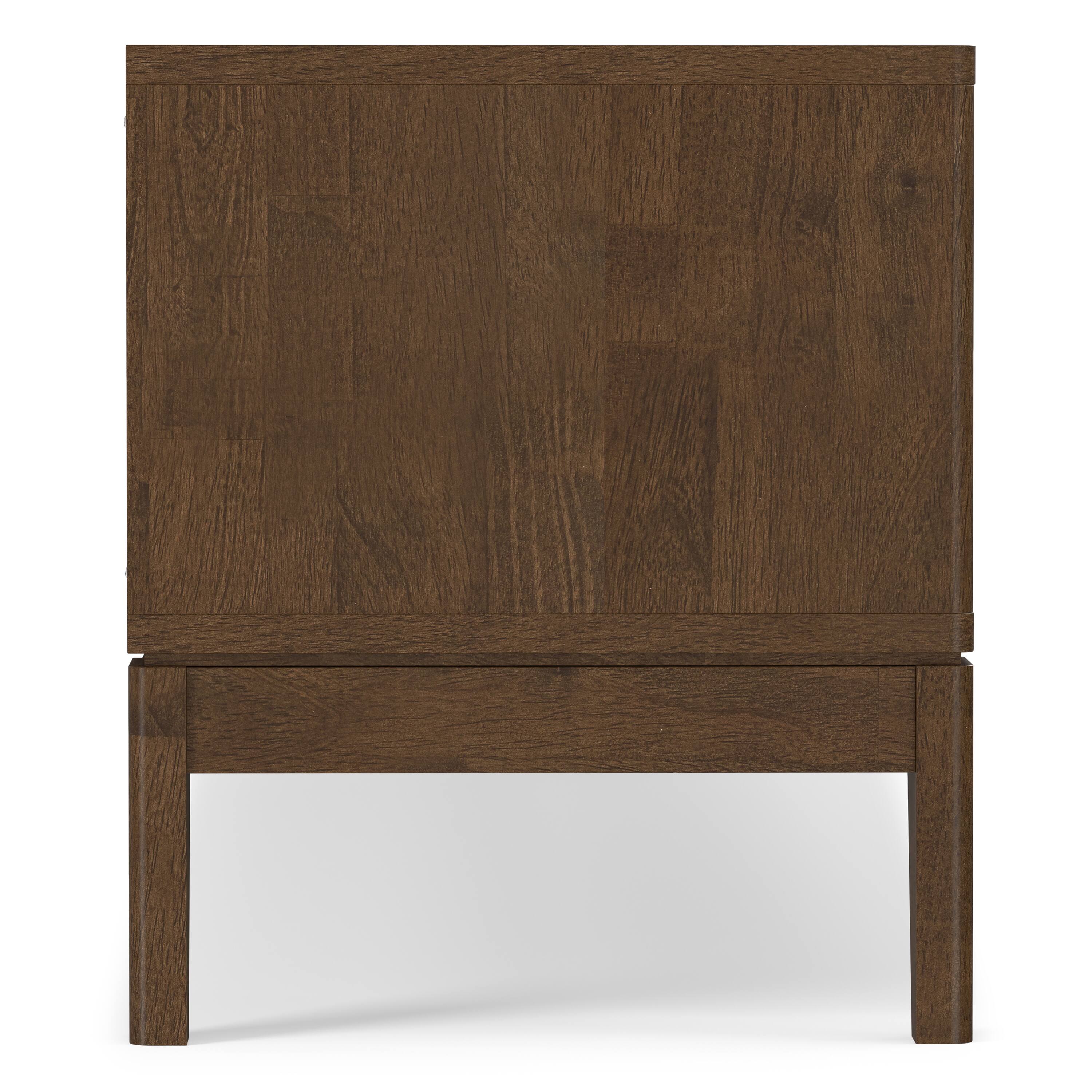 Alt View 2. Simpli Home - Simpli Home Harper SOLID HARDWOOD 72 inch Wide Mid Century Modern TV Media Stand - Walnut Brown.