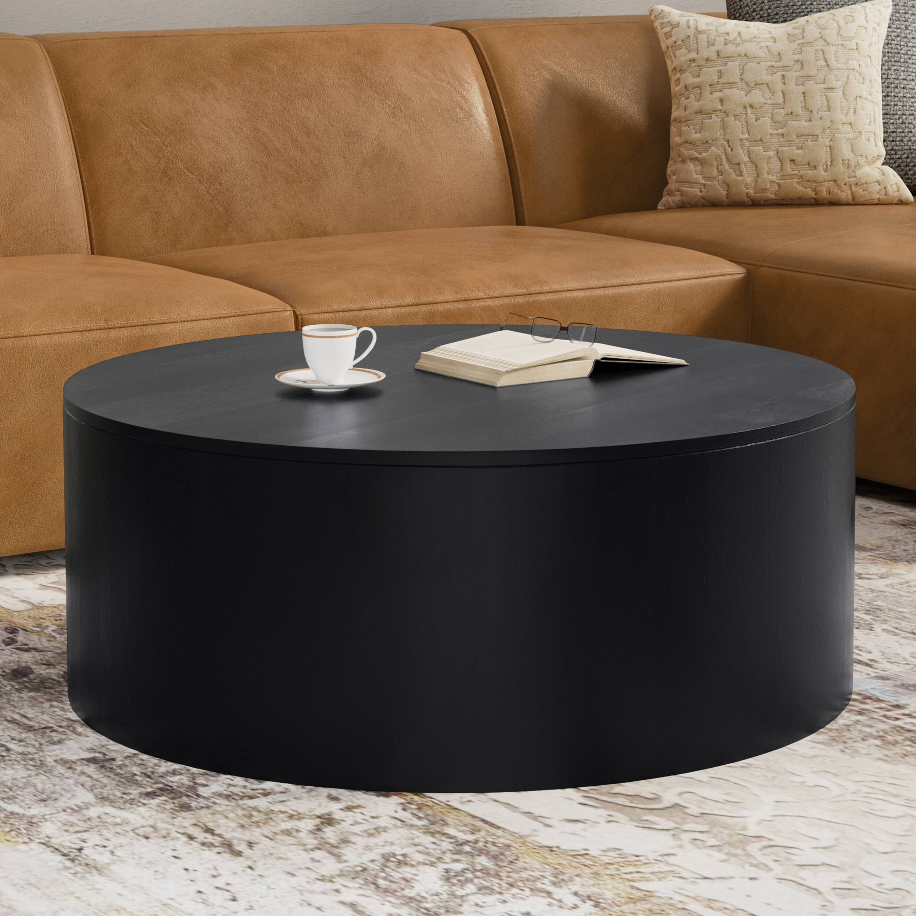 Simpli Home Millbury SOLID MANGO WOOD 36 inch Wide Round