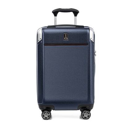 Front. Travelpro - Travelpro Platinum Elite Hardside Expandable Spinner Wheel Luggage TSA Lock Hard Shell Polycarbonate Suitcase - True Navy Blue.
