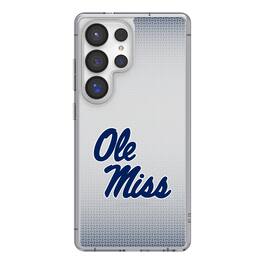 Keyscaper - NCAA - Ole Miss Rebels Linen Logo Galaxy Clear Case - S23 - Multicolor