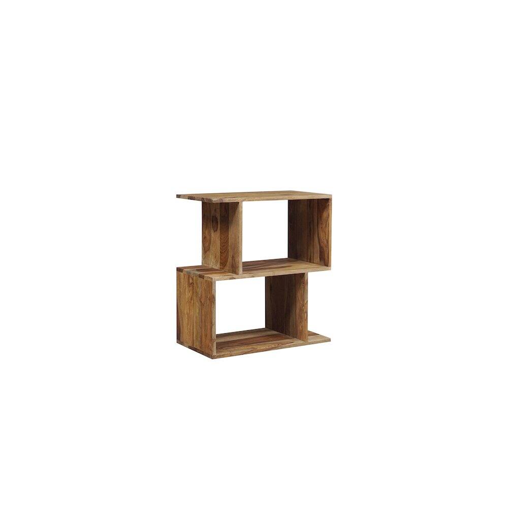 Left. Porter Designs - Urban Solid Sheesham Wood Bookcase - Natural.