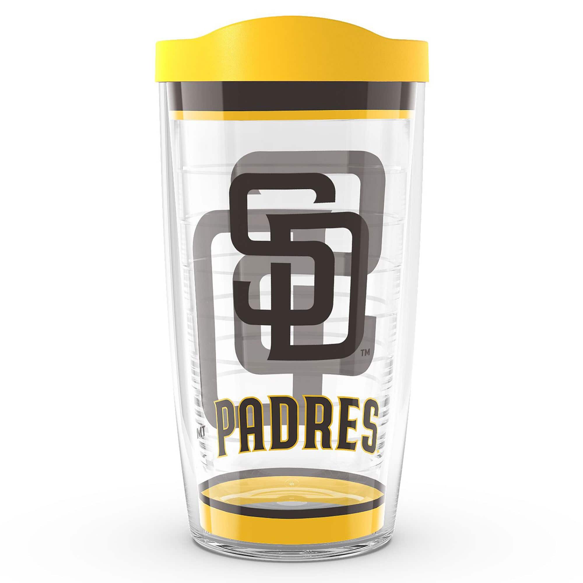 Front. Tervis - San Diego Padres 16oz. Tradition Classic Tumbler - Multicolor.