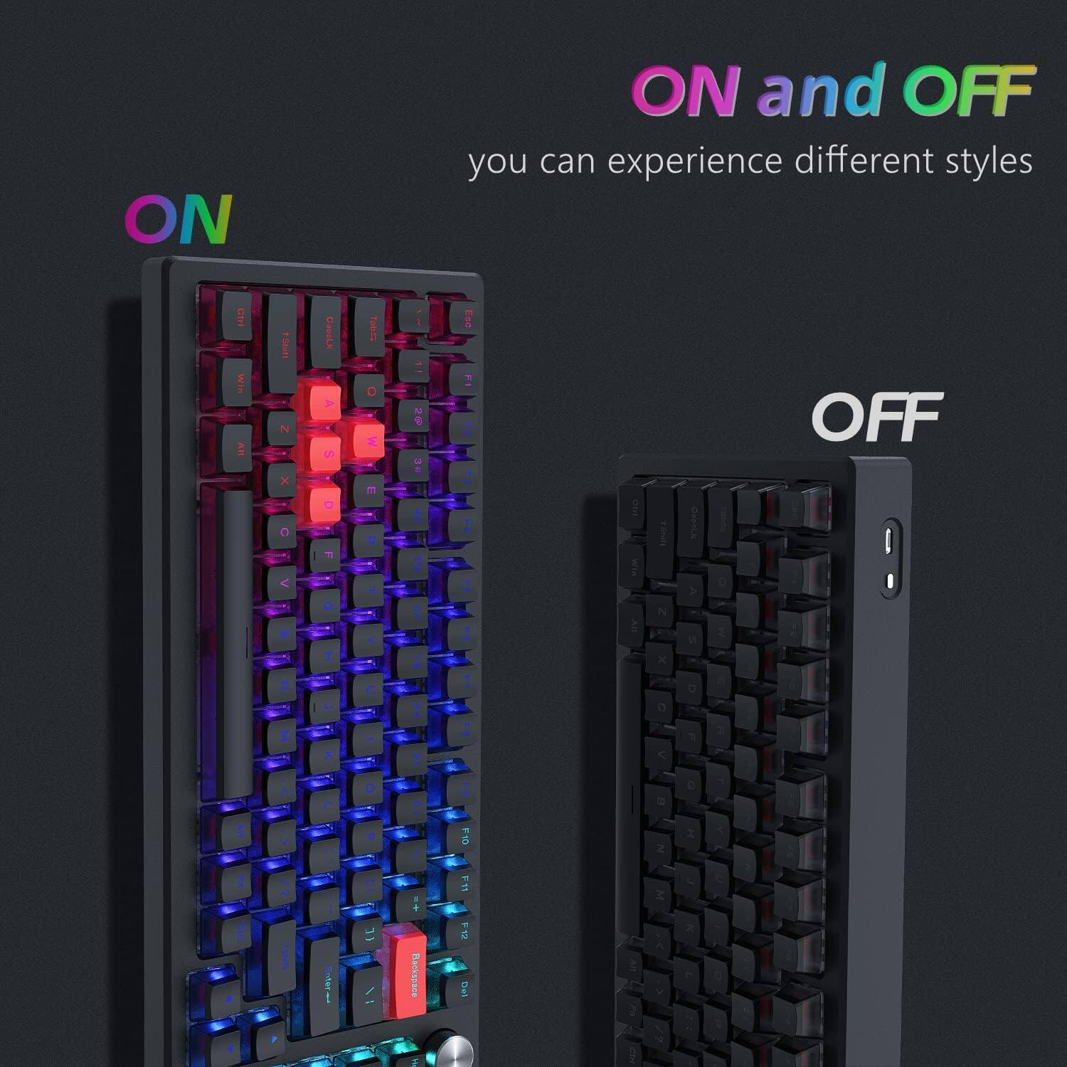 ON and OFF  
you can experience different styles