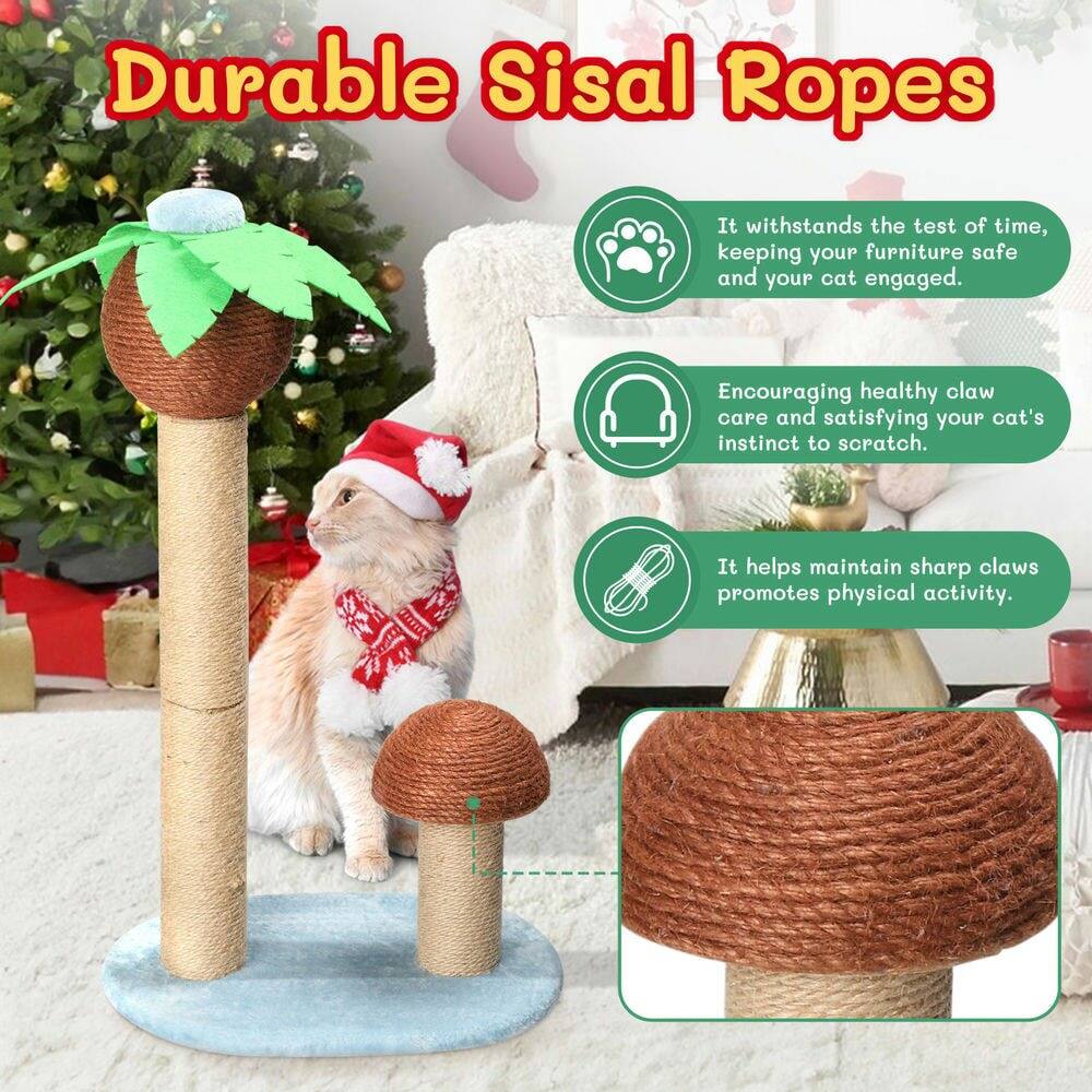 Durable Sisal Ropes

- It withstands the test of time, keeping your furniture safe and your cat engaged.
- Encouraging healthy claw care and satisfying your cat's instinct to scratch.
- It helps maintain sharp claws and promotes physical activity.