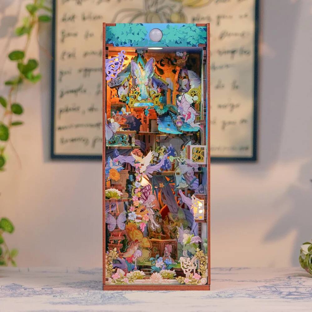 Alt View 2. 3D Puzzle - DIY 3D Book Nook Kit: A Midsummer Night's Dream 206pcs.