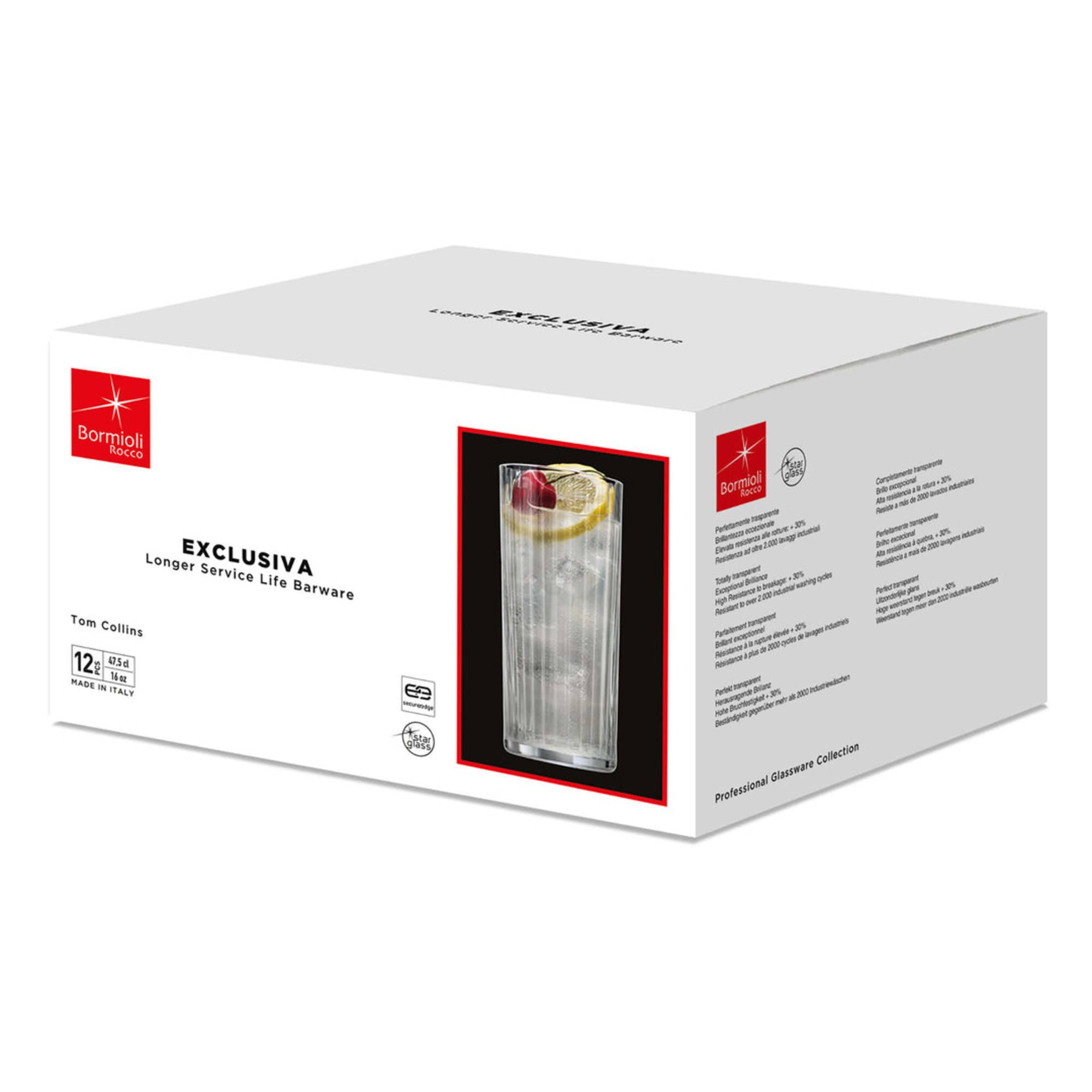Bormioli Rocco Longer EXCLUSIVA Service Life Barware Tom Collins 12g 056 Wer MARS - IALT Bormioli AbecO nothing_toc an - - Aaa a - - - Sal IET 2% -o . g Aestose . a - - - - . - - - - e - - -. an . - - % - an  Collection Glassware Professional