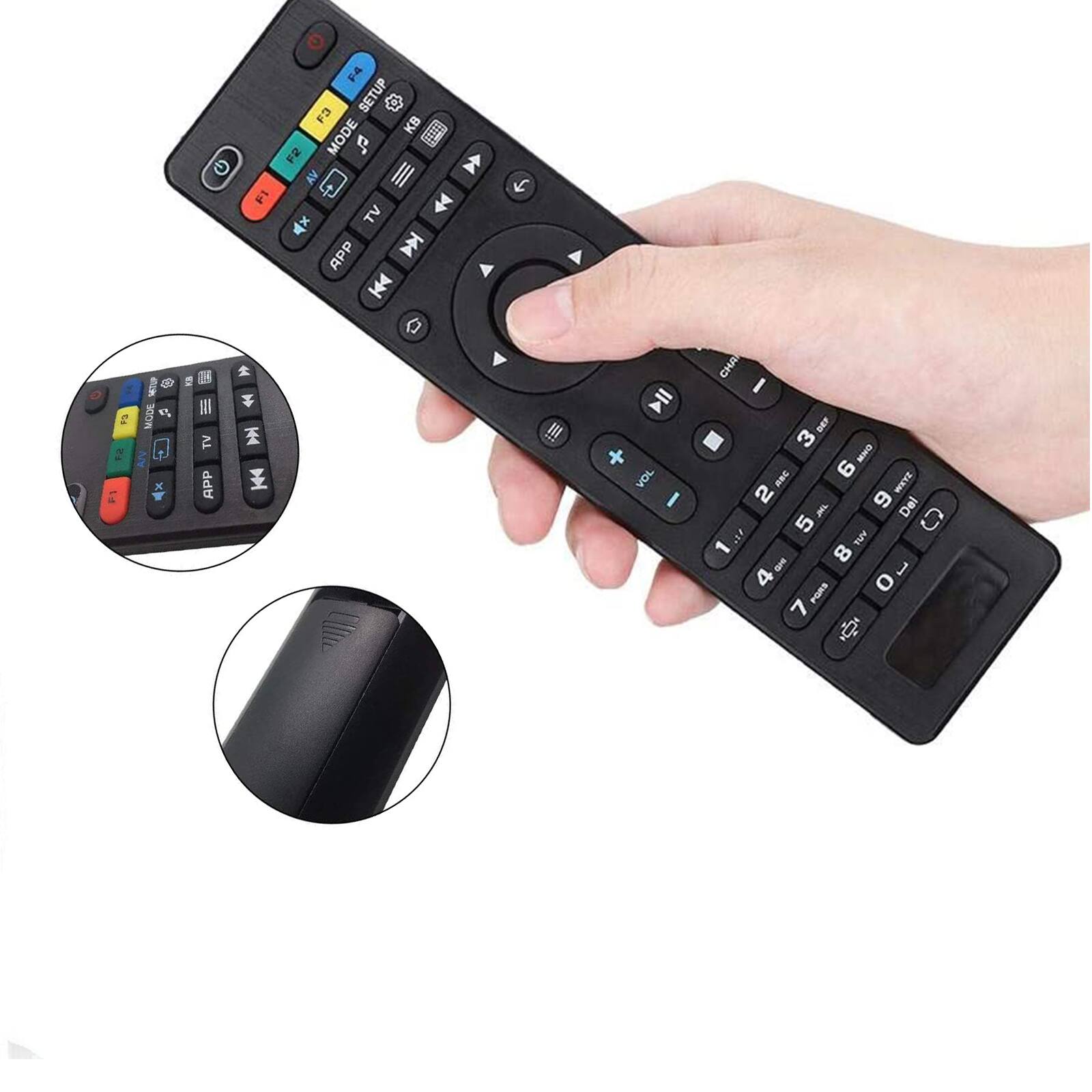 F4 F3 SETUP MODE KB F2 g TV APP  
SATUR 13 MODE 17  
TV APP  
VOL I  
CHA I DEF 3 9 MNO ABC SYXW 2 6 Del ph 5 TUV GHI 8 4 ] PORS 0 7