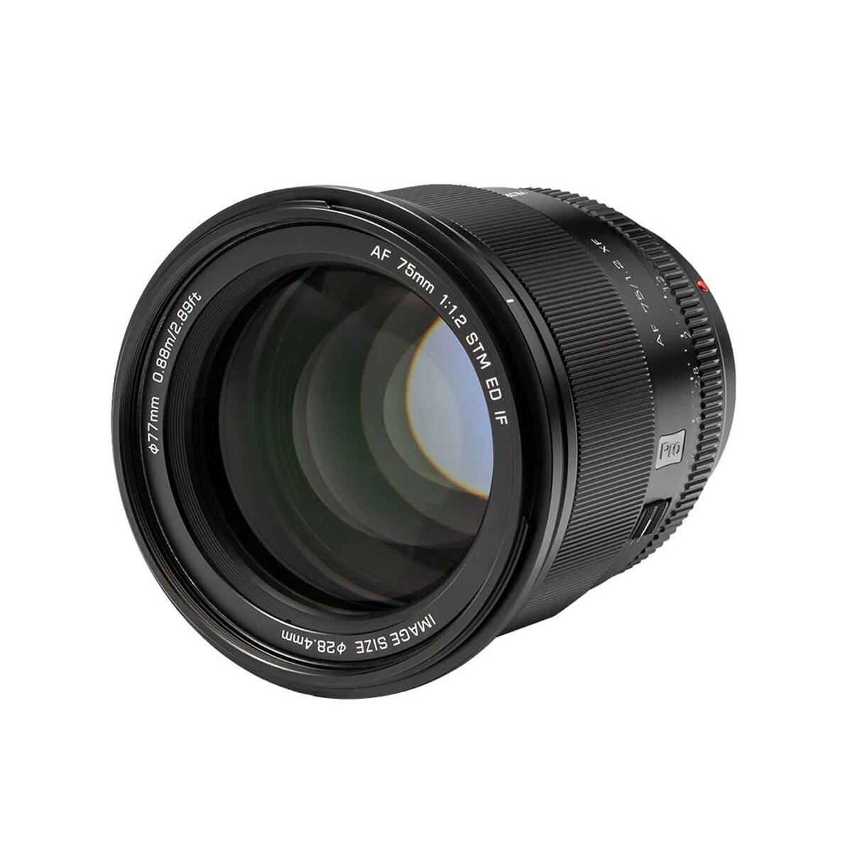 AF 75mm 1:1.2 STM ED IF  
0.88m/2.9ft  
75/1.2  
C  
AF *N  
9E  
PI  
8.4mm  
58  
SIZE  
IMAGE