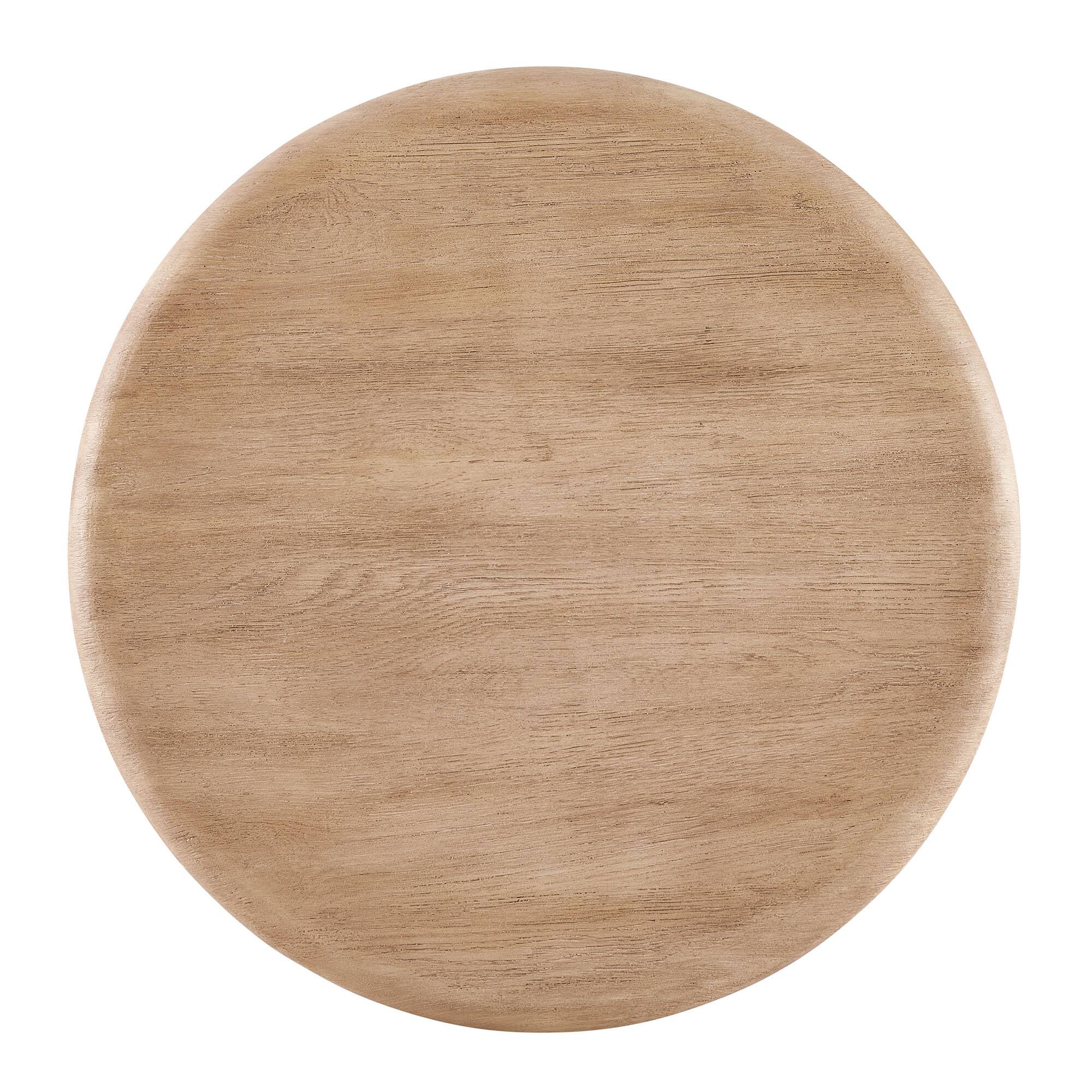Alt View 4. Modway - Tori 31 Inch Round Indoor and Outdoor Coffee Table by Modway - Oak.