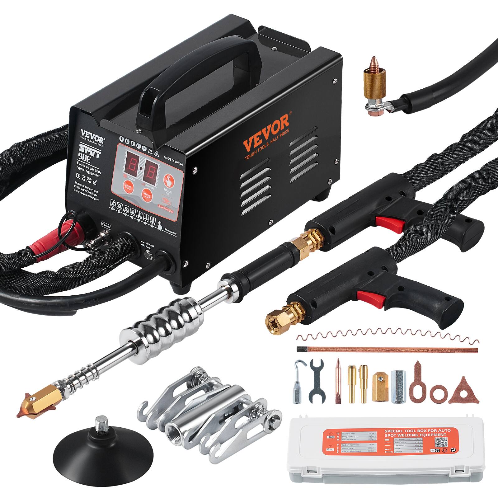 VEVOR TMA 00000AA SPOT 9DE MADE IN CHINA

VEVOR TOUGH TOOLS, HALF PRICE

SPECIAL TOOL BOX FOR AUTO SPOT WELDING EQUIPMENT

COMMENT - - - -  ml. KING  WING -  ?