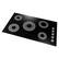 Alt View 4. COSMO - COS-365ECC 36 in. Electric Ceramic Glass Cooktop with 5 Burners, Hot Surface Indicator Light and Control Knobs - Black.