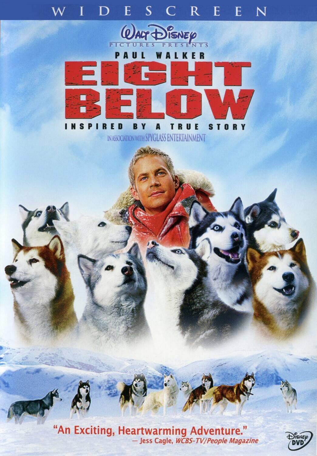 Front. Eight Below   - DVD.