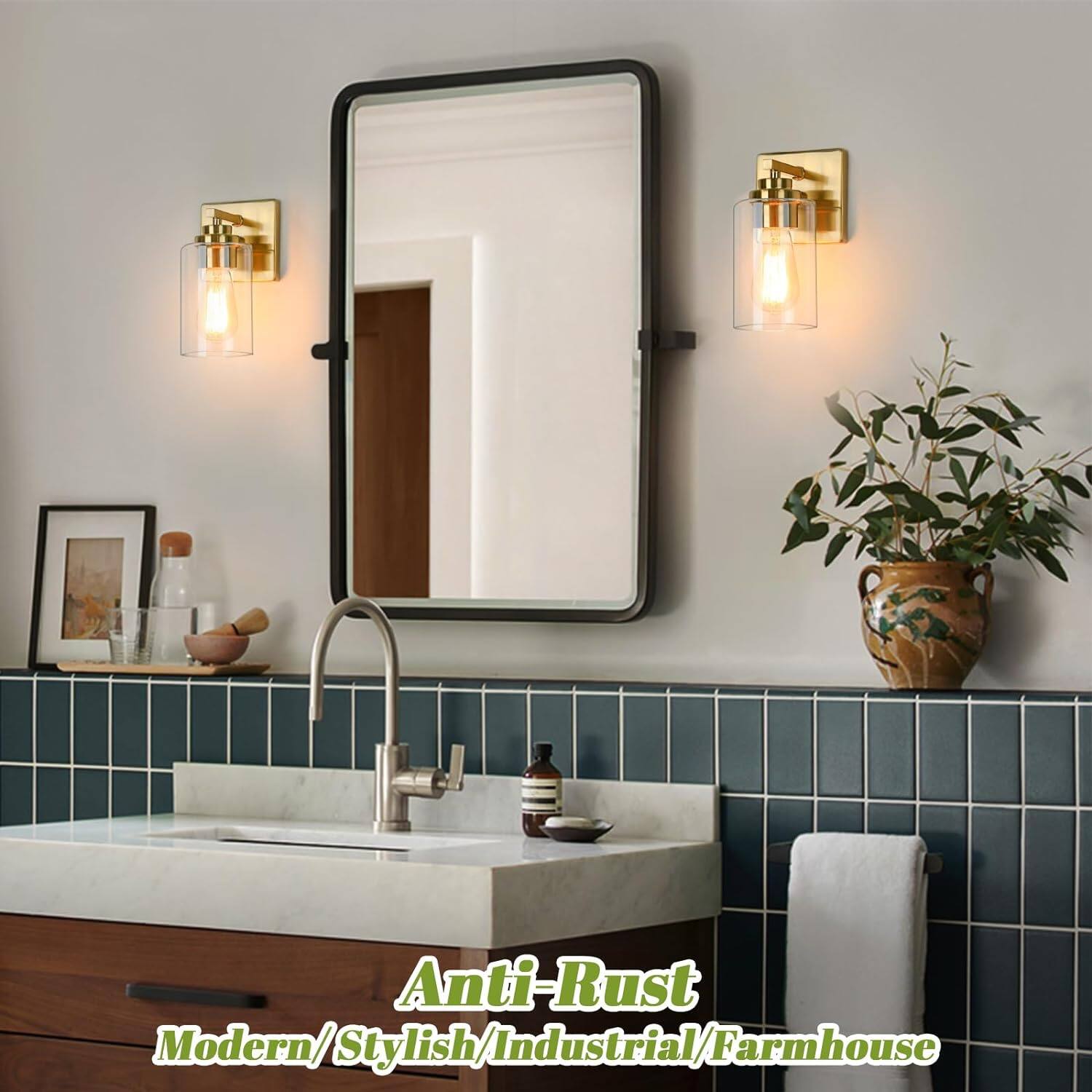 Anti-Rust  
Modern/Stylish/Industrial/Farmhouse