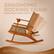 "Ergonomic Rocking Chair Rocks Back and Fourth - Aspect Living."