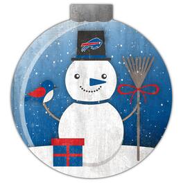 Fan Creations - Buffalo Bills 12'' Snow Globe Wall Art - Multicolor