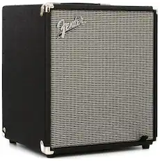 Front. Fender - Fender Rumble 100 V3 Bass Amp for Bass Guitar, 100 Watts, with 2-Year Warranty 12 Inch Eminence Speaker, Overdrive Circu - BLACK.
