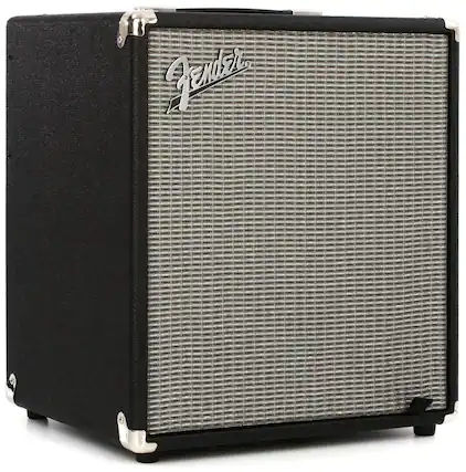 Front. Fender - Fender Rumble 100 V3 Bass Amp for Bass Guitar, 100 Watts, with 2-Year Warranty 12 Inch Eminence Speaker, Overdrive Circu - BLACK.