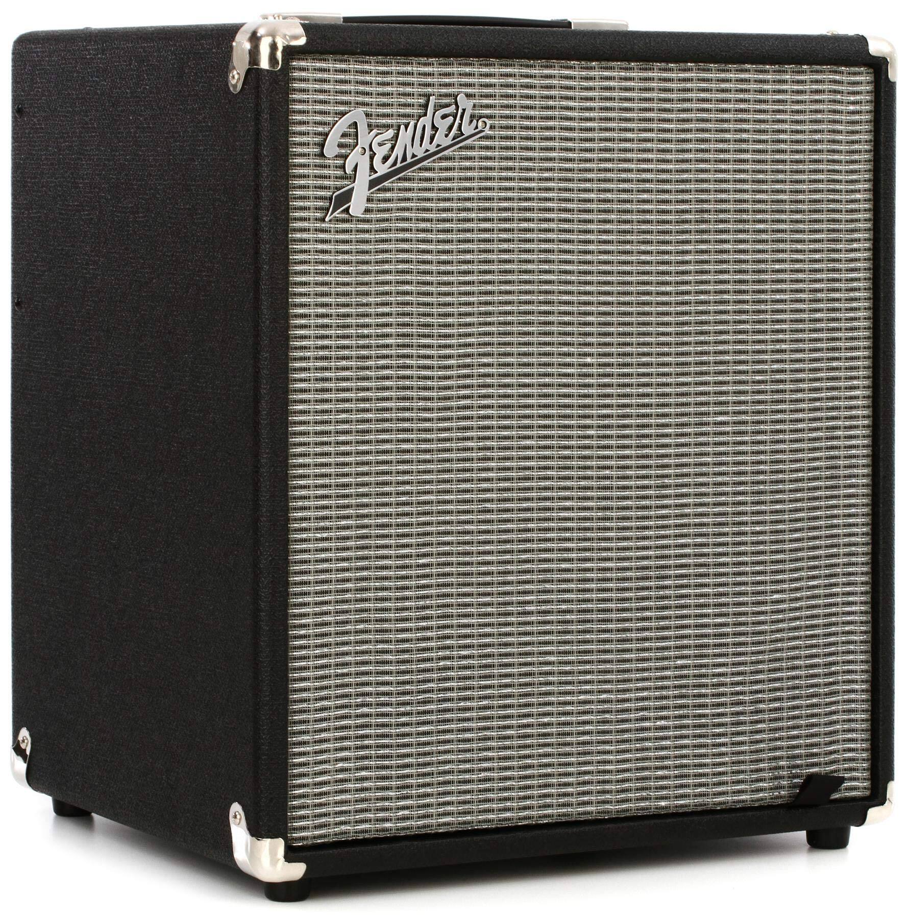 Front. Fender - Fender Rumble 100 V3 Bass Amp for Bass Guitar, 100 Watts, with 2-Year Warranty 12 Inch Eminence Speaker, Overdrive Circu - BLACK.