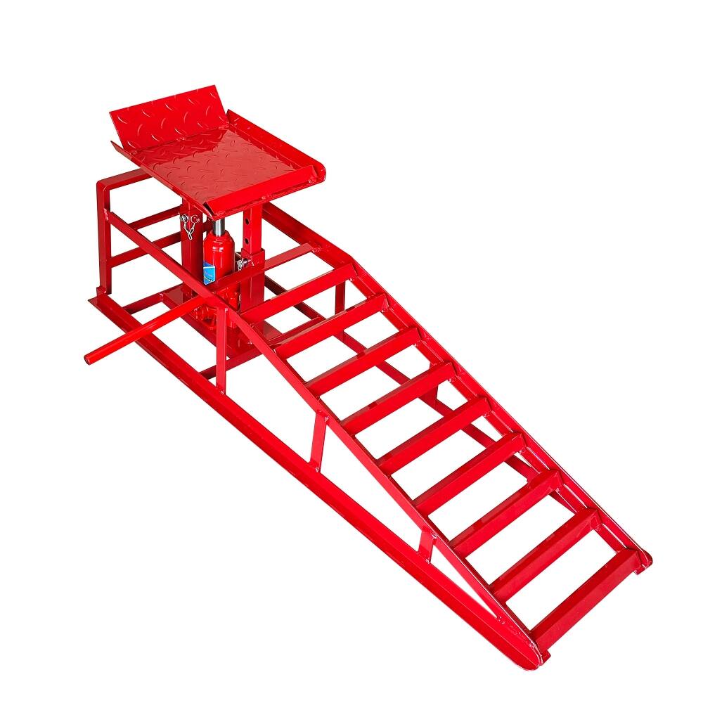 Alt View 3. Ropilly - Ropilly Hydraulic Car Ramps 11000LBS Adjustable High Lift Oil Change Ramps.
