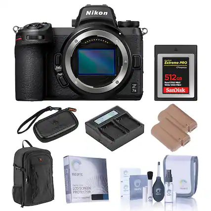 Nikon Z 7II
SanDisk Extreme PRO CFexpress 512 GB
Read 700 MB/s Write 1400 MB/s
PRO OPTIC LCD SCREEN PROTECTOR
Punsen T C VaIE mEas REIL PR OPTIC OF PTC NN PRS EPTIC