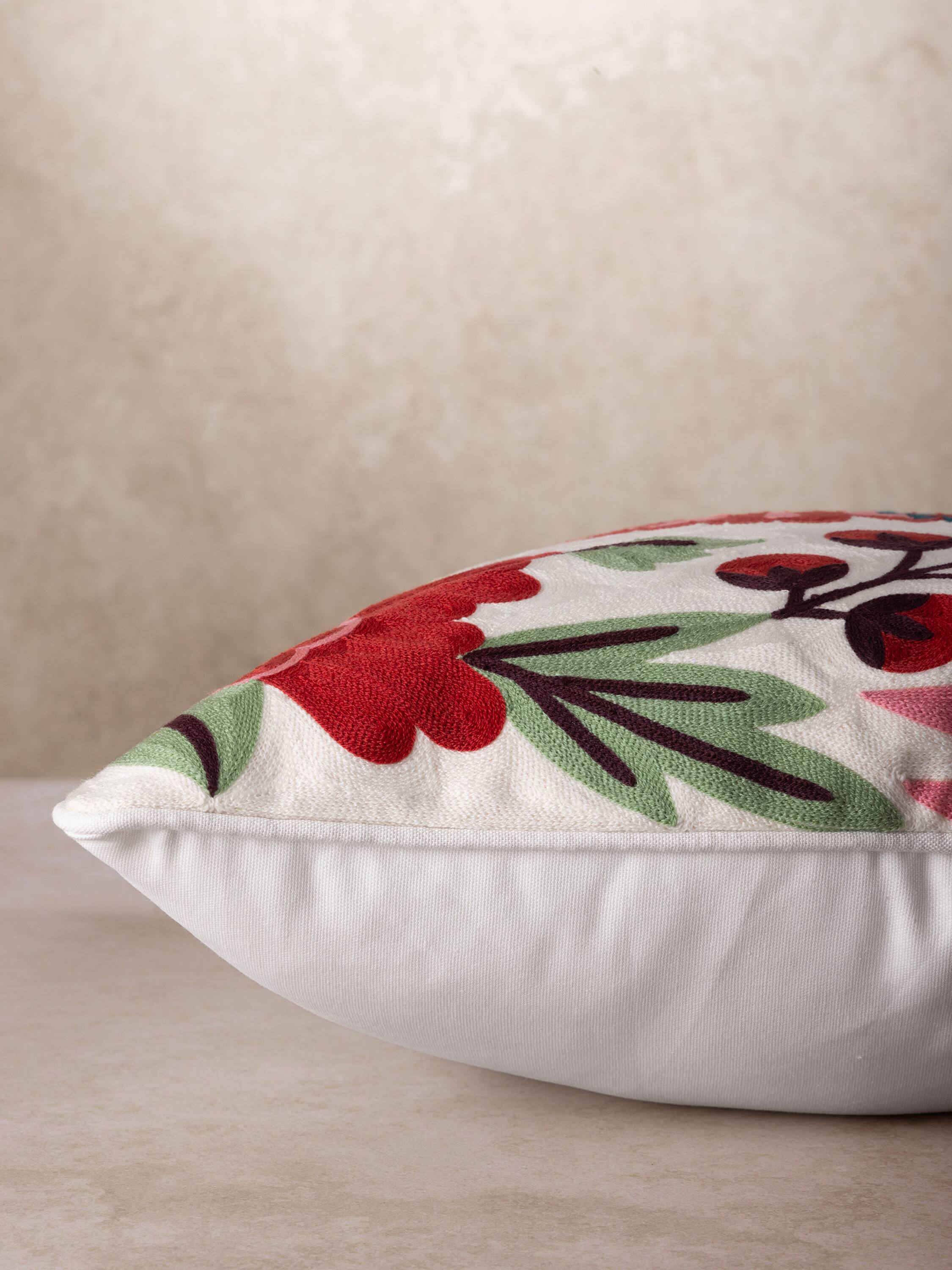 Left. GAURI KOHLI - Zagreb Pillow - Multicolored.