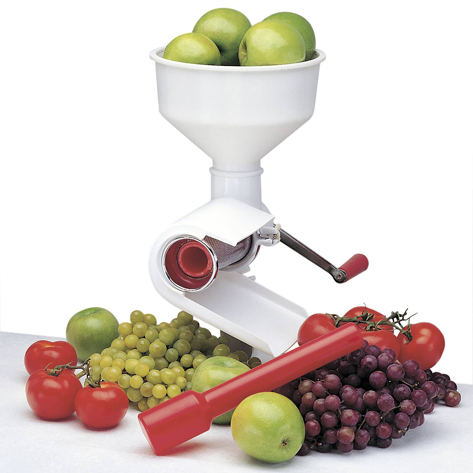 Alt View 3. Norpro - 3 Quart The Original Sauce Master Food Strainer for Vegetables, Fruits, and Puree - White.