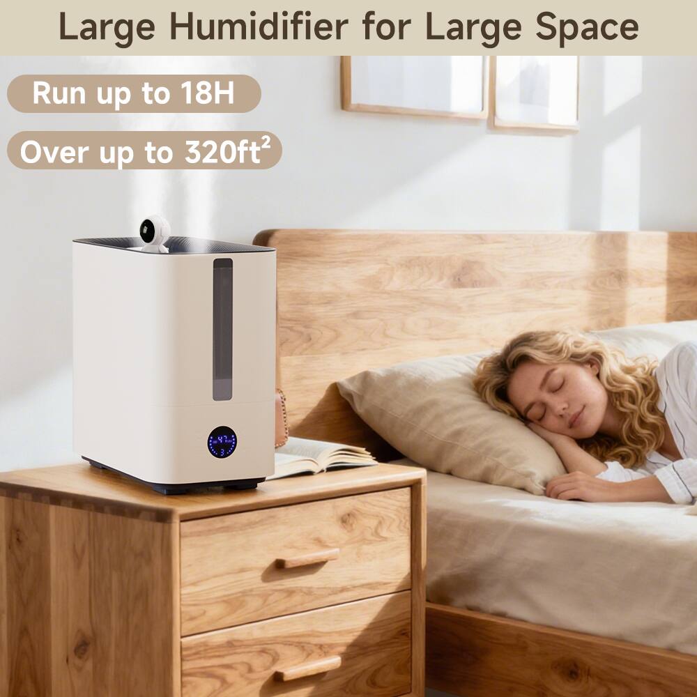 Large Humidifier for Large Space

Run up to 18H

Over up to 320ft²
