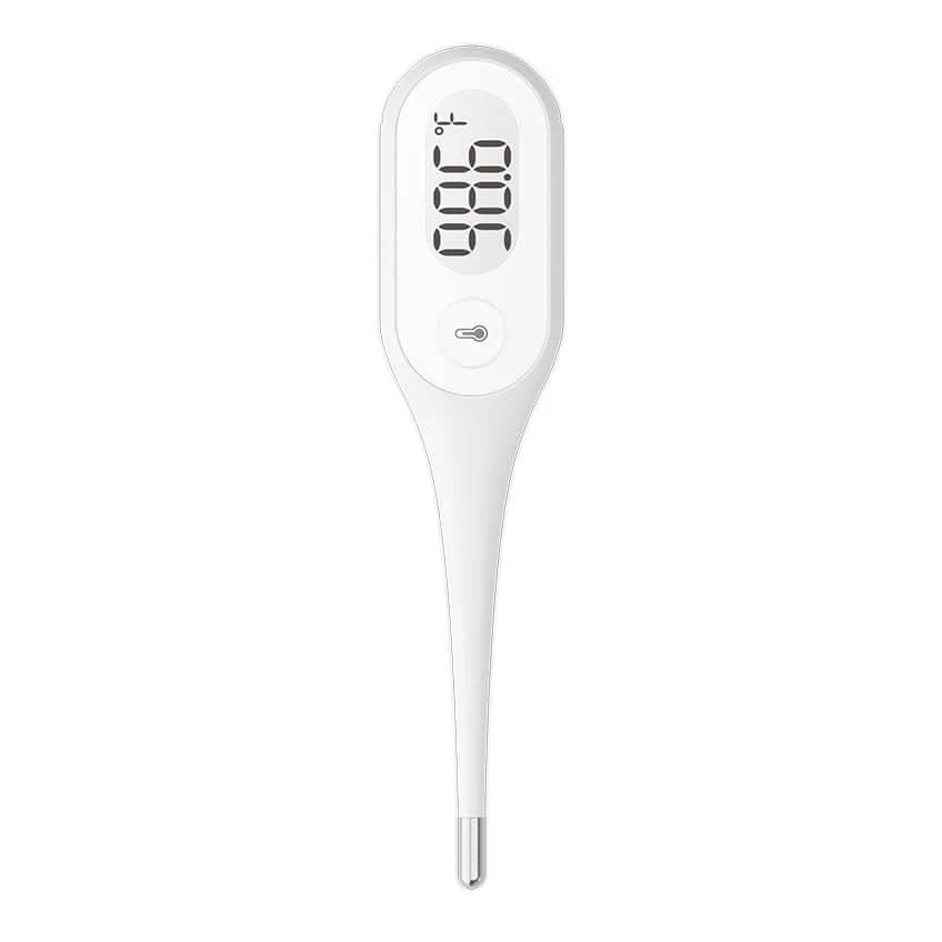 Front. iHealth - Oral, Armpit Digital Thermometer for babies, kids, adults - White.