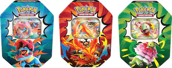 Pokémon - Trading Card Game: Mega Evolution - Ascended Heroes Tin (1 Tin per Order) - Styles May Vary