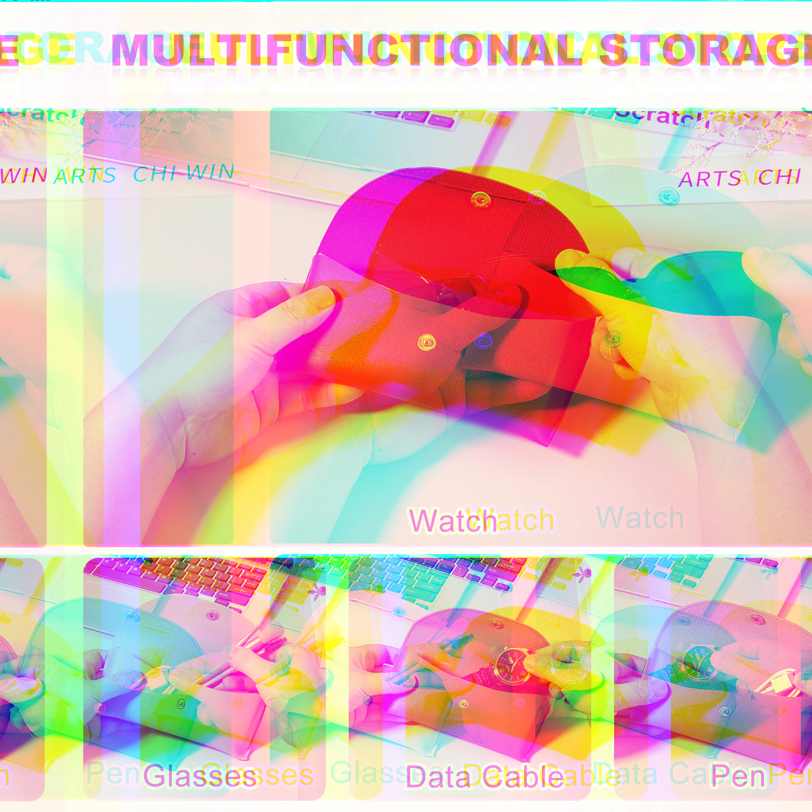 GER MULTIFUNCTIONAL STORAGE

WIN ARTS CHI WIN

Watch Watch

Pen Glasses Glasses Data Cableableata CaPenPen
