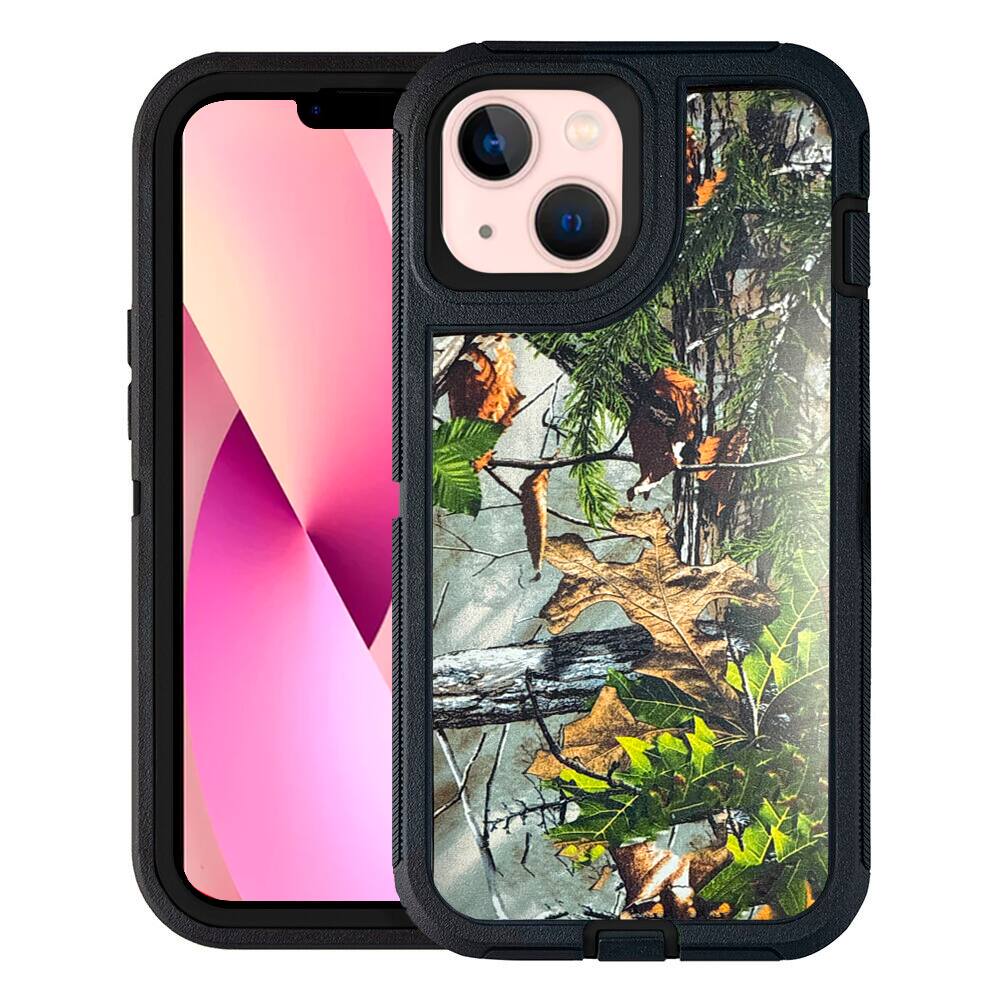 Front. Entronix - Entronix iPhone 14 Plus Case - Heavy Duty Triple-Layer Protection for Ultimate Safety - Camo.